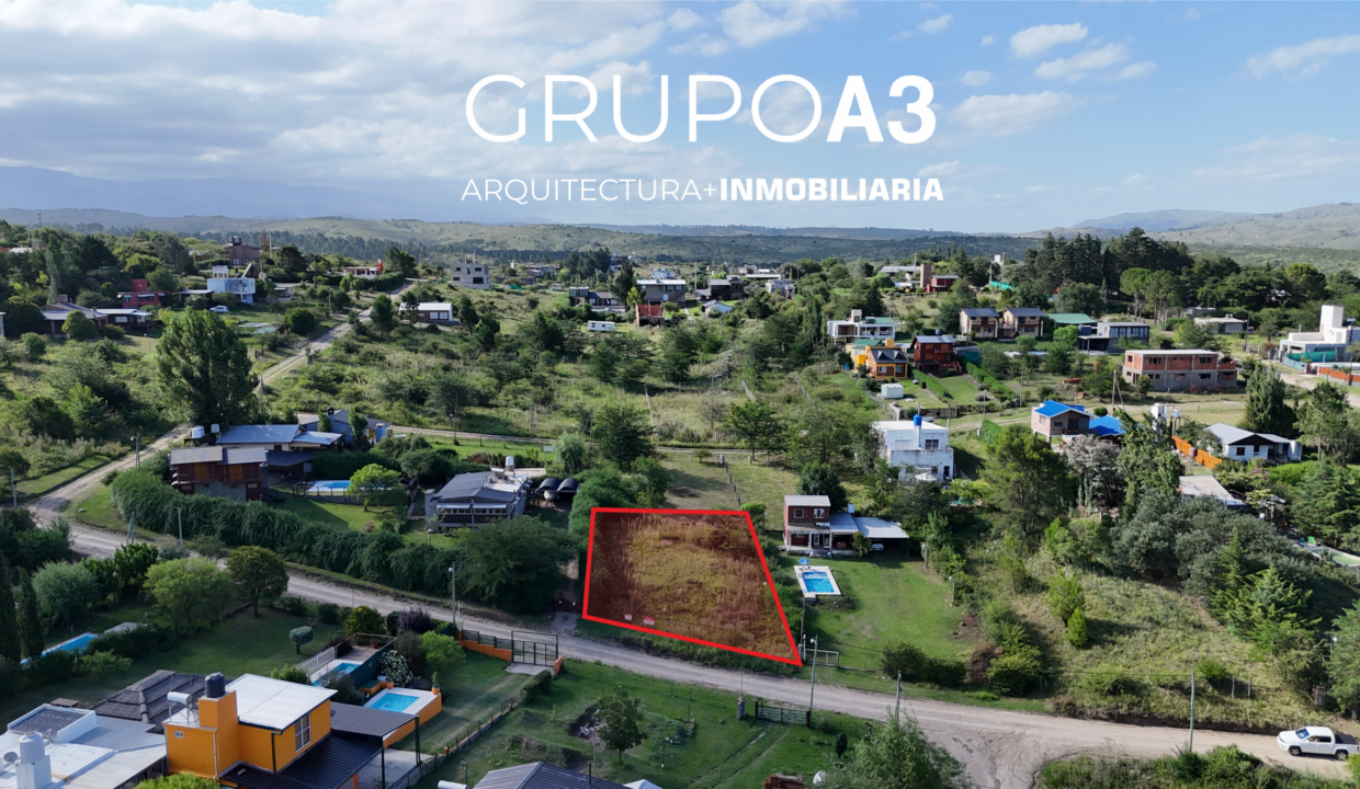 GRUPO A3 INMOBILIARIA ARQUITECTURA POTRERO DE GARAY VILLA CIUDAD AMERICA SAN CLEMENTE VILLA GENERAL BELGRANO LOS REARTES ANISACATE REF 852 01